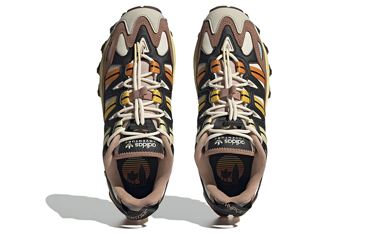 Shop adidas originals Hyperturf Adventure 防滑耐磨輕便 低筒 戶外功能鞋 男女通款 黑黃
