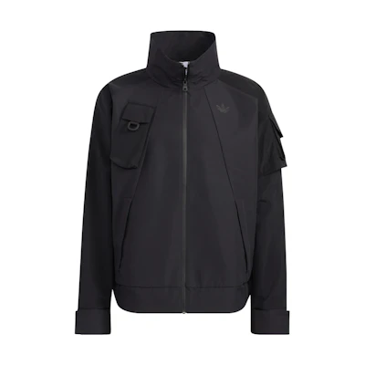 adidas Originals Im Jacket Multi-Pocket Stand Collar Casual Jacket Black Mens HE6606