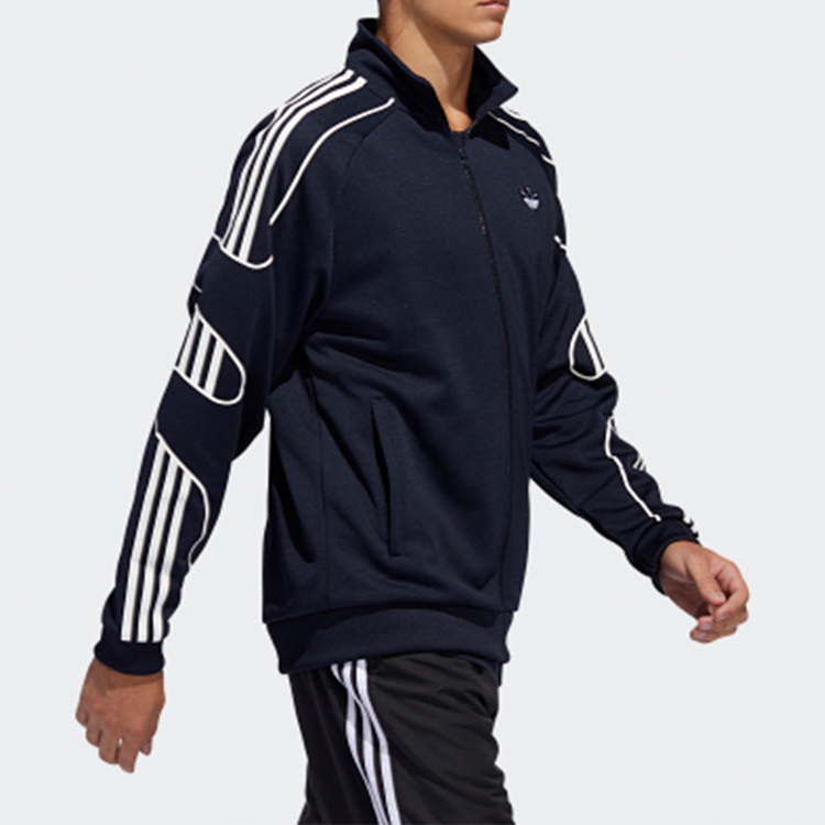 adidas Originals Ink Blue Track Jacket with Stripes ED7211 圖 5