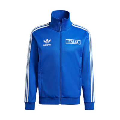 adidas Originals Italy Beckenbauer Track Top Royal Blue Retro Jacket IU2122