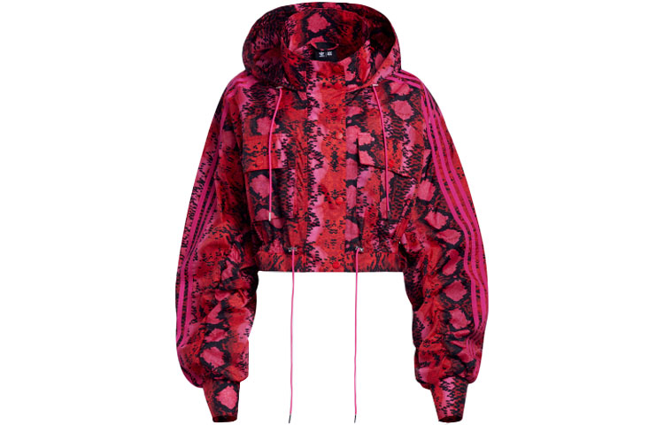 Shop adidas Originals IVY PARK Hoodie Jaket Pink Longline Unisex HM6176