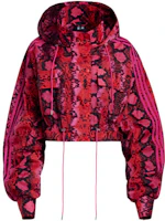 Shop adidas Originals IVY PARK Pink Longline Convertible Hoodie Jacket Unisex HM6176