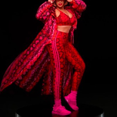 adidas Originals IVY PARK Hoodie Jaket Pink Longline Unisex HM6176 Cheap adidas Originals IVY PARK Hoodie Jaket Pink Longline Unisex HM6176