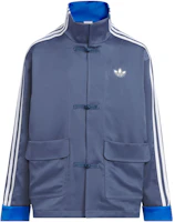adidas Originals Jacket Soft Long-Sleeve Ink Blue Stylish & Comfortable Design JM9180 adidas Originals Jacket Soft Long-Sleeve Ink Blue Stylish & Comfortable Design JM9180