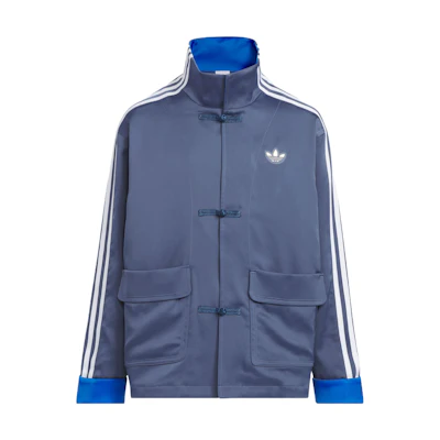 adidas Originals Jacket Soft Long-Sleeve Ink Blue Stylish & Comfortable Design JM9180