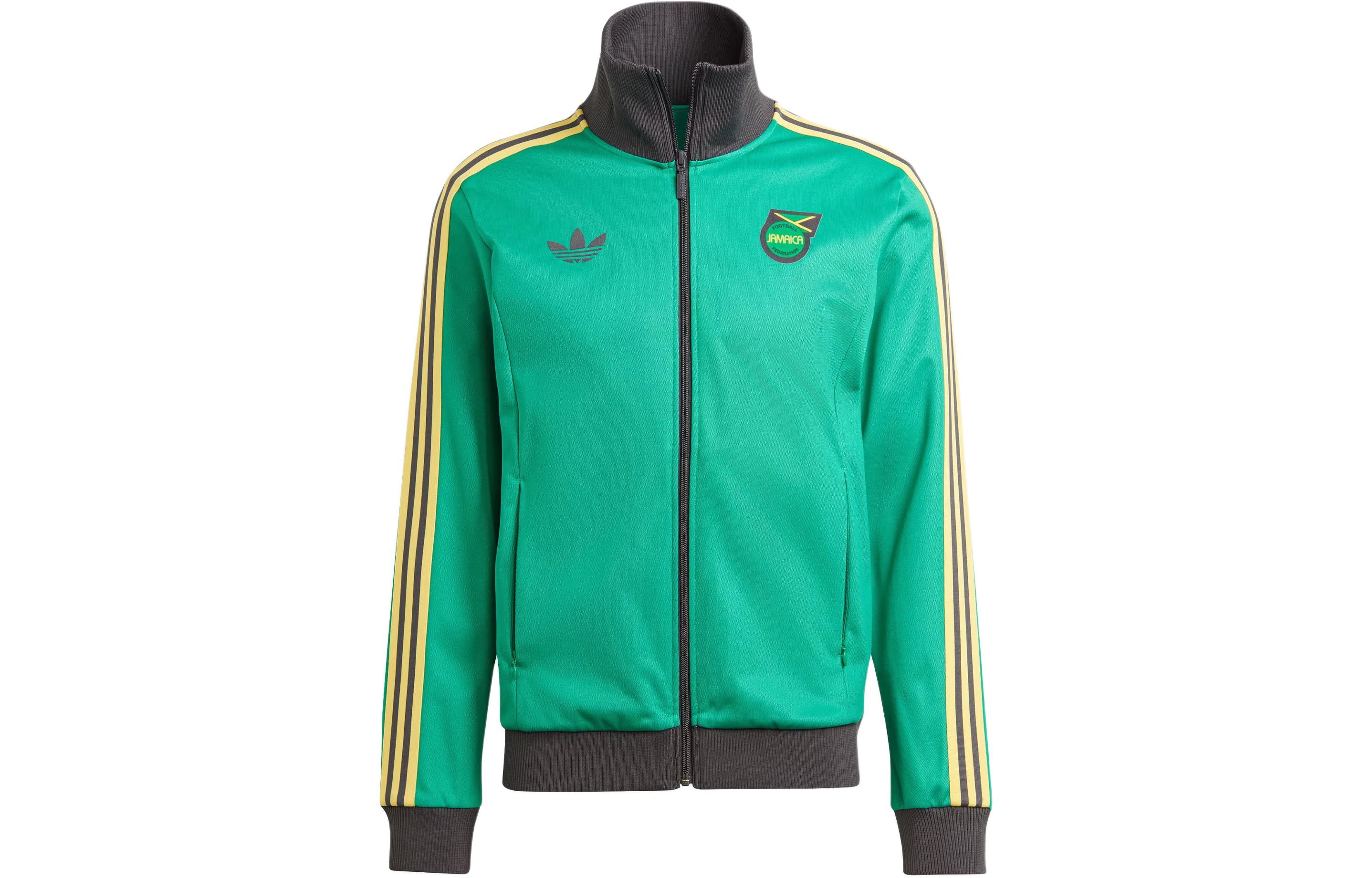 Order adidas Originals Jamaica Beckenbauer Chaqueta Retro Verde Césped. IT7804