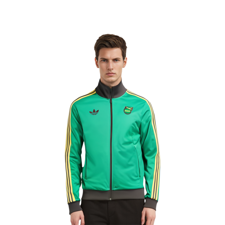 Details for adidas Originals Jamaica Beckenbauer Chaqueta Retro Verde Césped. IT7804