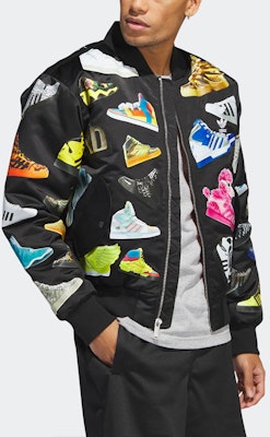 adidas Originals Jeremy Scott 男裝黑色復刻外套及鞋款聯名款式。 IA0098 Details for adidas Originals Jeremy Scott 男裝黑色復刻外套及鞋款聯名款式。 IA0098