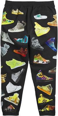 阿迪达斯Originals Jeremy Scott全印花运动裤黑色男女款 SS23档案系列 IA0096 Lookbook 阿迪达斯Originals Jeremy Scott全印花运动裤黑色男女款 SS23档案系列 IA0096