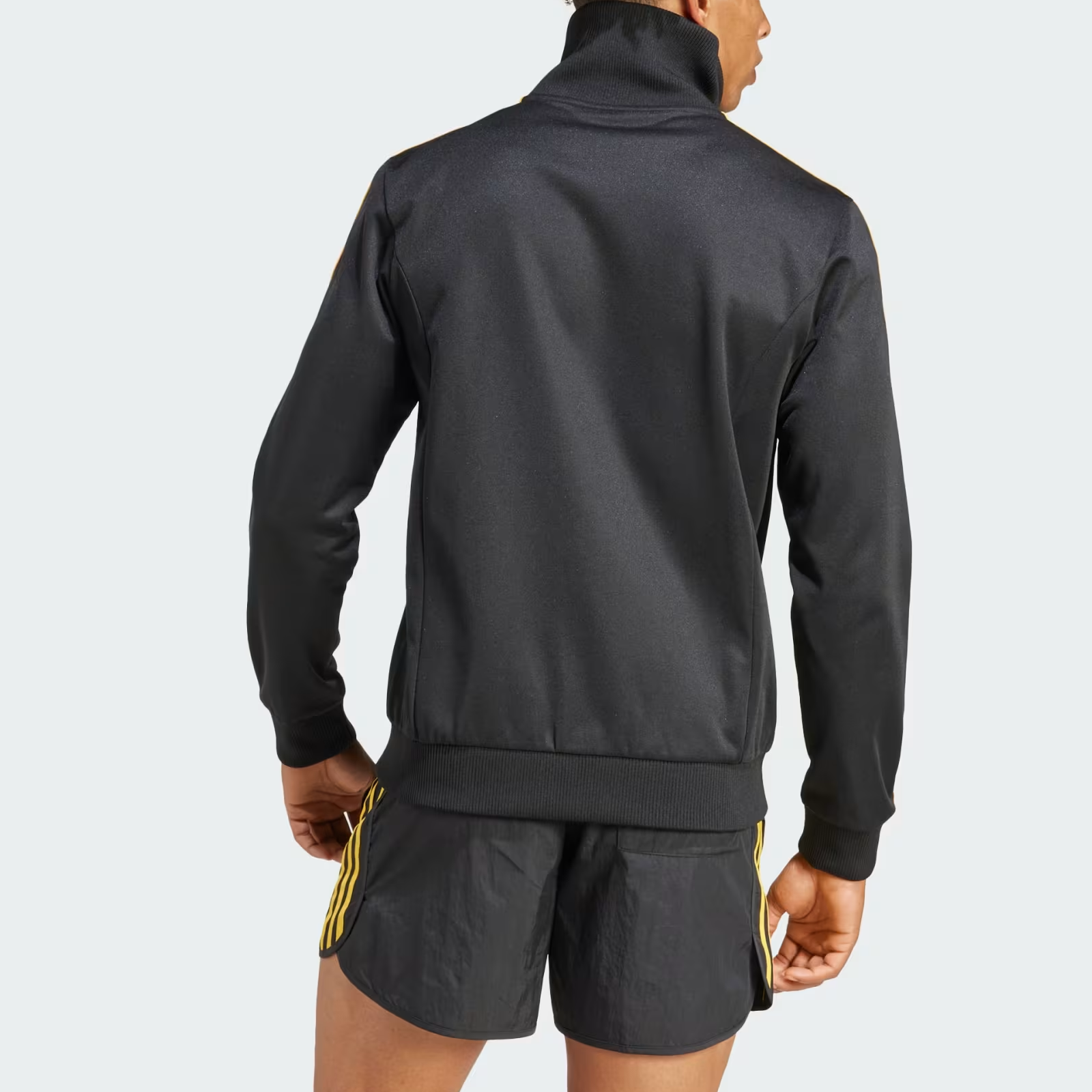 Shop adidas Originals Jude Bellingham FW24 Retro Stripe Track Jacket Black Mens IM7923