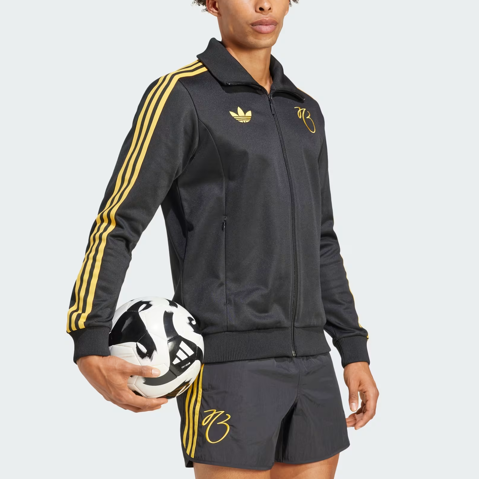 Purchase adidas Originals Jude Bellingham FW24 Retro Stripe Track Jacket Black Mens IM7923