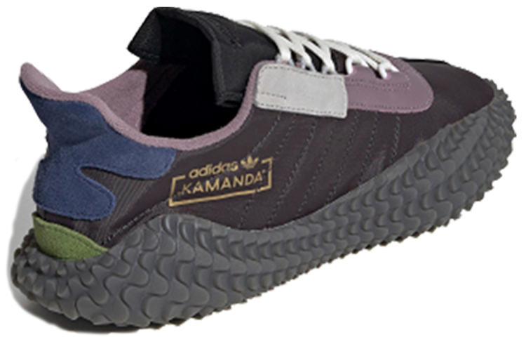 Shop adidas Originals Kamanda 減震 低幫 運動休閒鞋 男款 黑