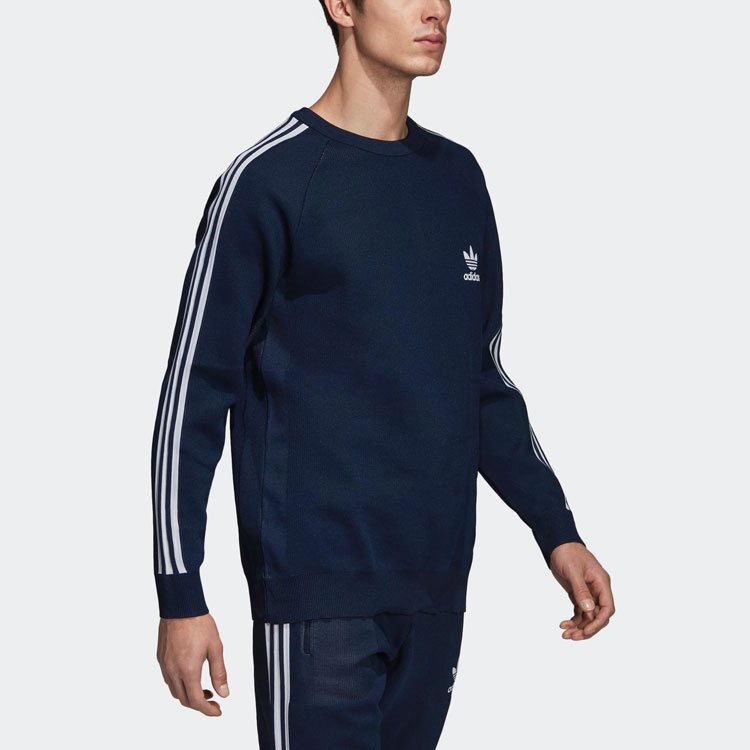 Sizing adidas Originals 針織圓領套頭衫 海軍藍 - 開學季特別版 DH5751