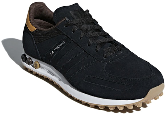 adidas originals La Trainer 'Black Brown' F97326 Lookbook adidas originals La Trainer 'Black Brown' F97326