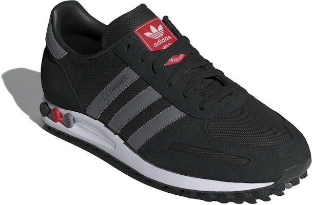 adidas originals LA Trainer 'Hitam Abu-Abu Merah' IG1750 Lookbook adidas originals LA Trainer 'Hitam Abu-Abu Merah' IG1750