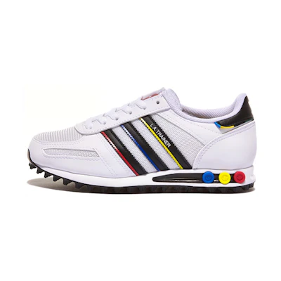 adidas originals LA Trainer Cozy Wear-Resistant Running Shoes Unisex 'White'