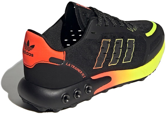 adidas Originals LA Trainer III 'Hitam Jingga Kuning' FY3841 Shop adidas Originals LA Trainer III 'Hitam Jingga Kuning' FY3841