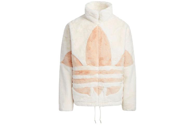 adidas Originals Large Trefoil Logo Track Jacket Pink/White Unisex HC0324