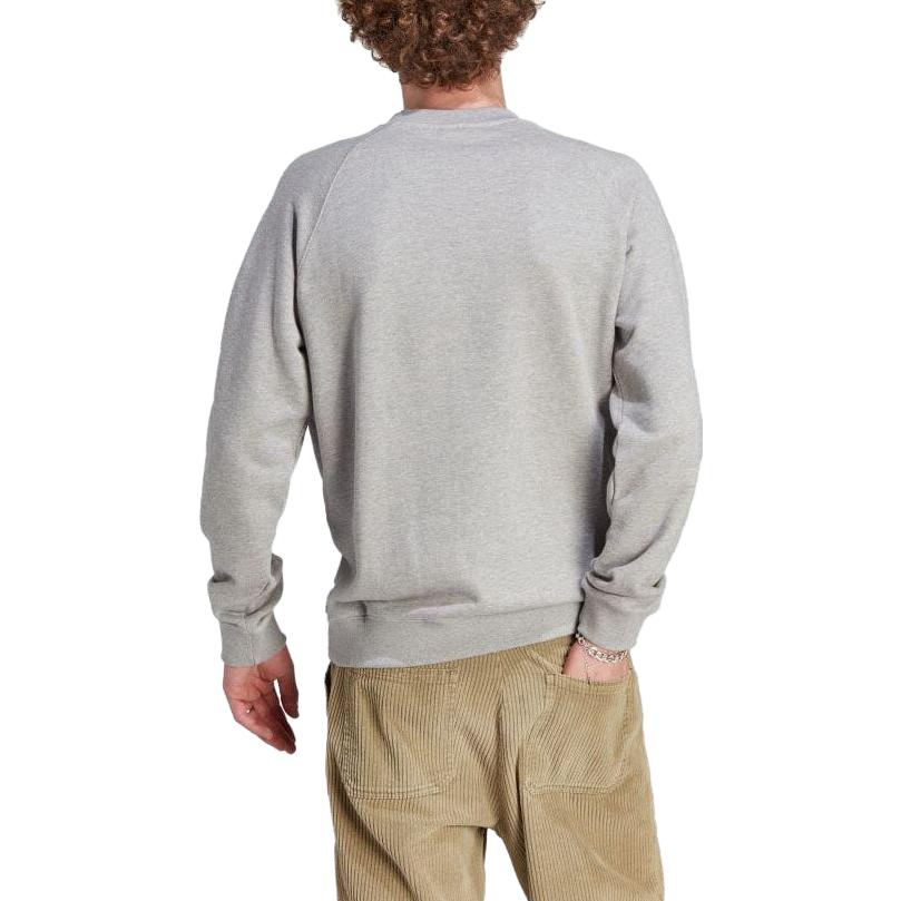 adidas Originals Letter Print Crewneck Long Sleeve Sweatshirt Men’s Grey IM4501 圖 6