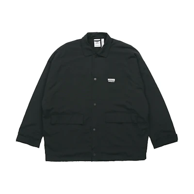 adidas Originals Logo Coach Jacket Black FM2232