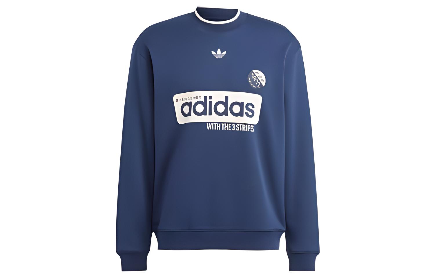 adidas Originals Logo Crewneck Sweatshirt Night Indigo IP7164