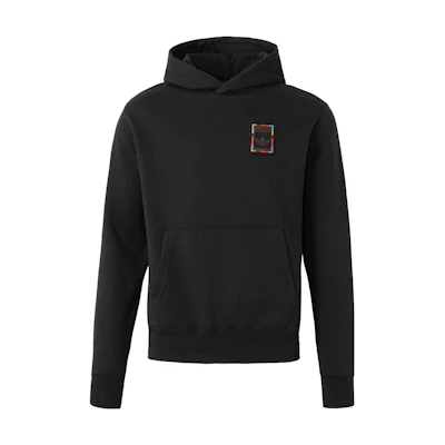 adidas Originals Logo Embroidered Pullover Hoodie Unisex Black IP7540
