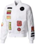 Buy 阿迪达斯三叶草标志白色加厚飞行夹克 时尚外套 BR7149