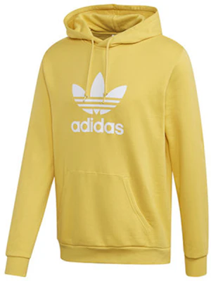 adidas Originals Logo Print Hoodie Yellow Pullover FM3785 Buy adidas Originals Logo Print Hoodie Yellow Pullover FM3785