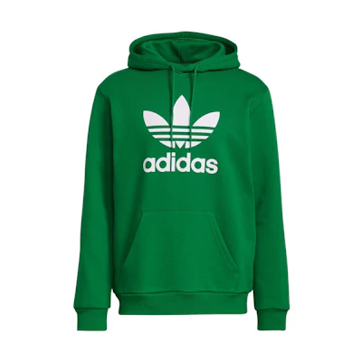 adidas Originals Logo Print Pullover Sweatshirt Green - H06665