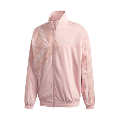 adidas Originals Logo Print Retro Track Jacket Pink - GL6158