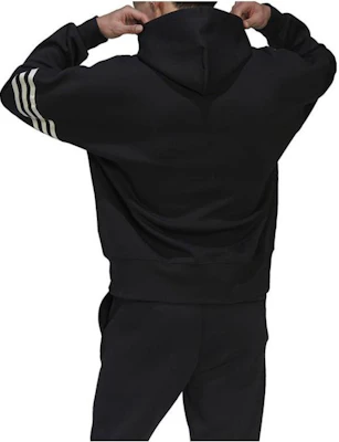 adidas Originals Logo Jalur Hoodie Hitam Sweater dengan Tali Serut HM1871 Shop adidas Originals Logo Jalur Hoodie Hitam Sweater dengan Tali Serut HM1871