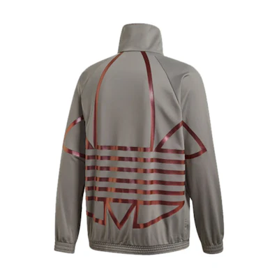 adidas Originals Logo Print Track Jacket - Gray FS7332