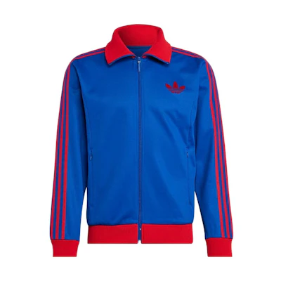 adidas Originals Logo Print Track Jacket Men’s Blue Long Sleeve Sportswear IB3425