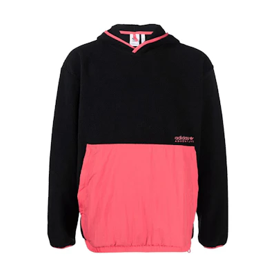 adidas Originals Logo Printed Patchwork Pullover Hoodie Multicolor () H09089