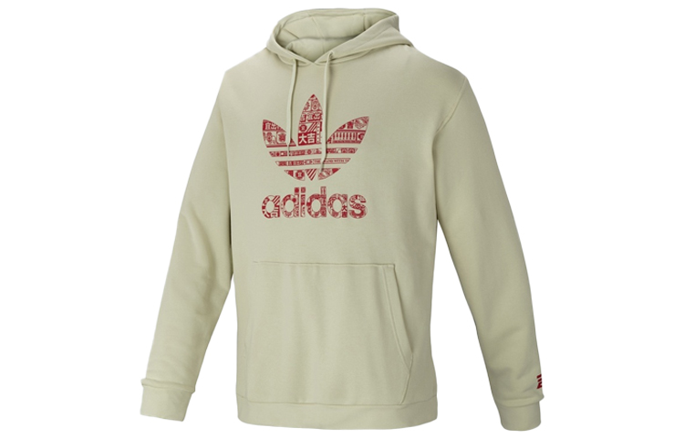 adidas Originals Logo Pullover Hoodie Matcha Green GT4355