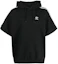 Order adidas Originals Logo Pullover Hoodie Short Sleeve Black Sweatshirt HS2068