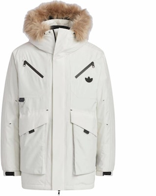 阿迪达斯经典标志条纹复古宽松羽绒服棕色男款. JD3756 Order 阿迪达斯经典标志条纹复古宽松羽绒服棕色男款. JD3756