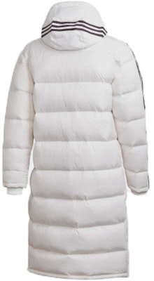 Adidas Originals Long White Down Jacket Winter Hooded Coat FL0008 Lookbook Adidas Originals Long White Down Jacket Winter Hooded Coat FL0008