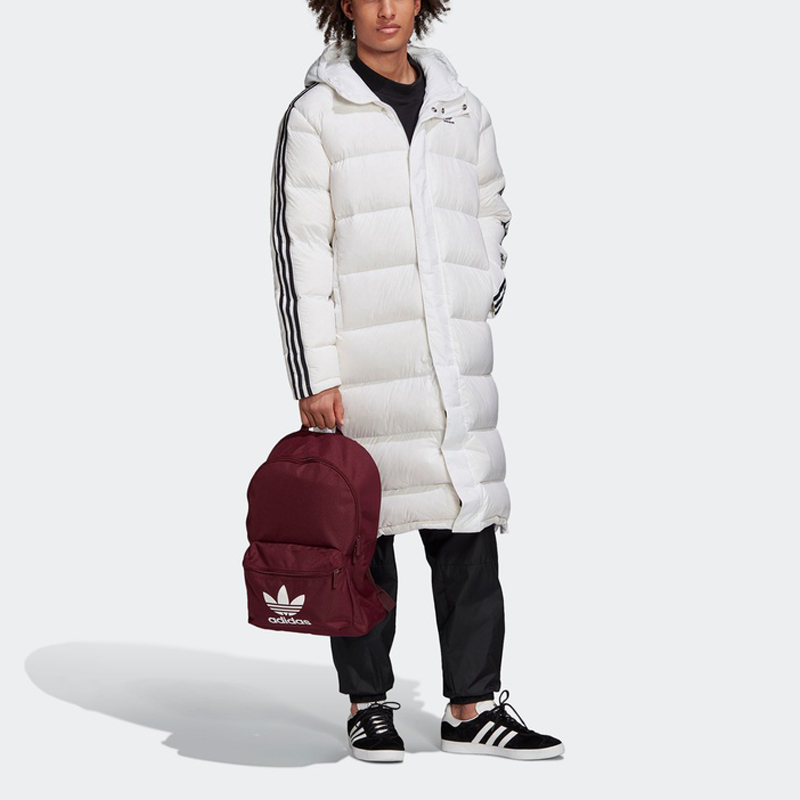 Sizing Adidas Originals Long White Down Jacket Winter Hooded Coat FL0008