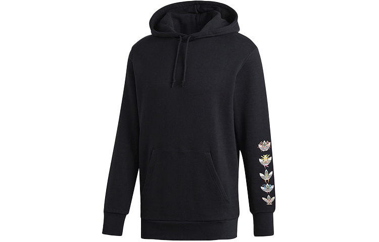 adidas Originals Loose Fit Black Hoodie for Men DV2031