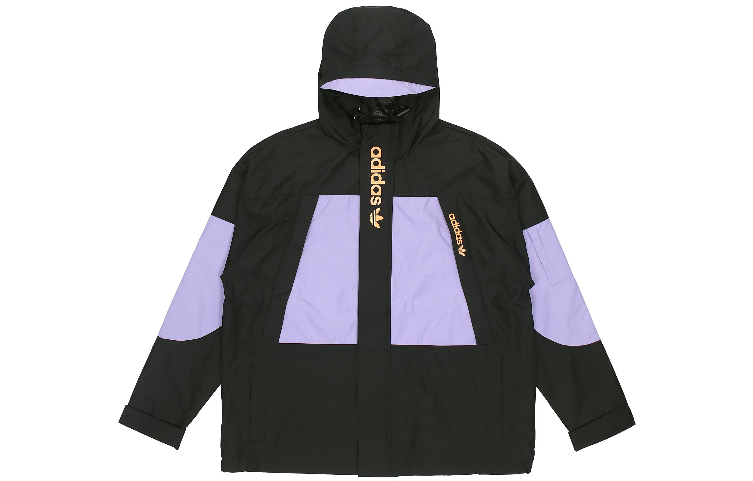 adidas Originals Loose Fit Logo Hoodie Jacket - Black H07078