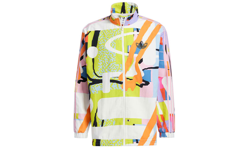 adidas Originals Love Unites Graffiti Retro Track Jacket Unisex Floral Design H43971