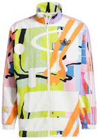 adidas Originals Love Unites Graffiti Retro Track Jacket Unisex Floral Design H43971 adidas Originals Love Unites Graffiti Retro Track Jacket Unisex Floral Design H43971