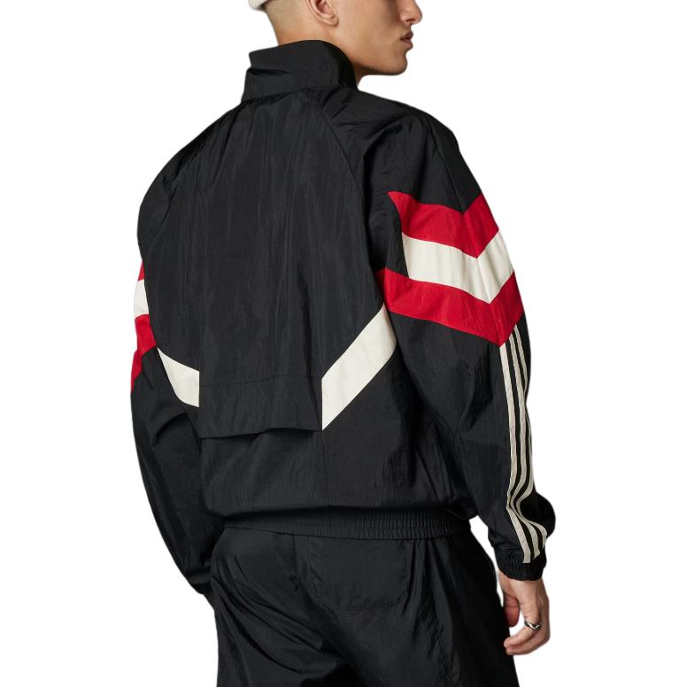 Purchase adidas Originals Manchester SS24 Jaket Track Top Retro Colorblock Hitam Pria IS6525
