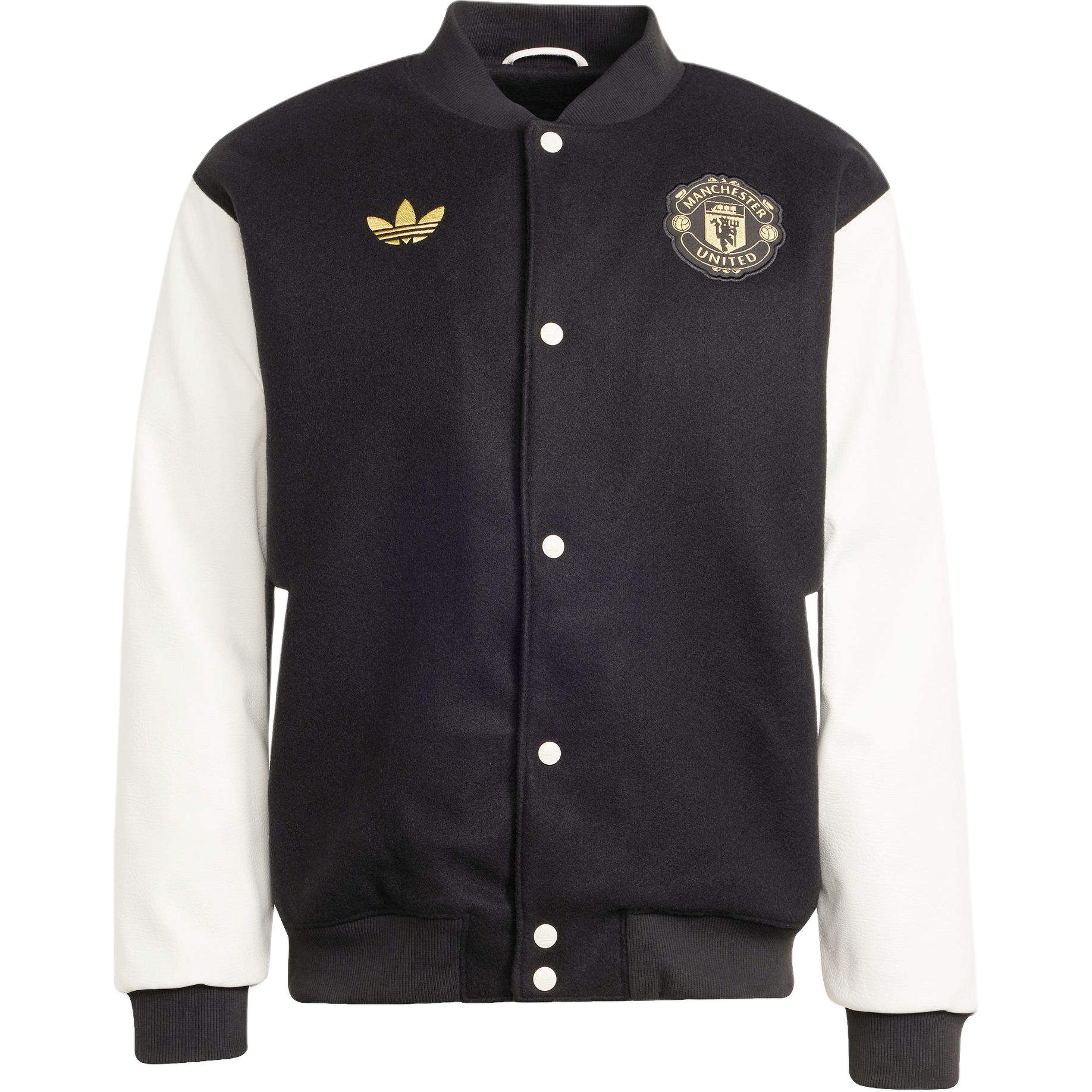 adidas Originals Manchester United MUFC CNY Bomber Jacket Black Casual Wear JF0382