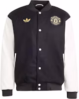 adidas Originals Manchester United MUFC CNY Bomber Jacket Black Casual Wear JF0382 adidas Originals Manchester United MUFC CNY Bomber Jacket Black Casual Wear JF0382