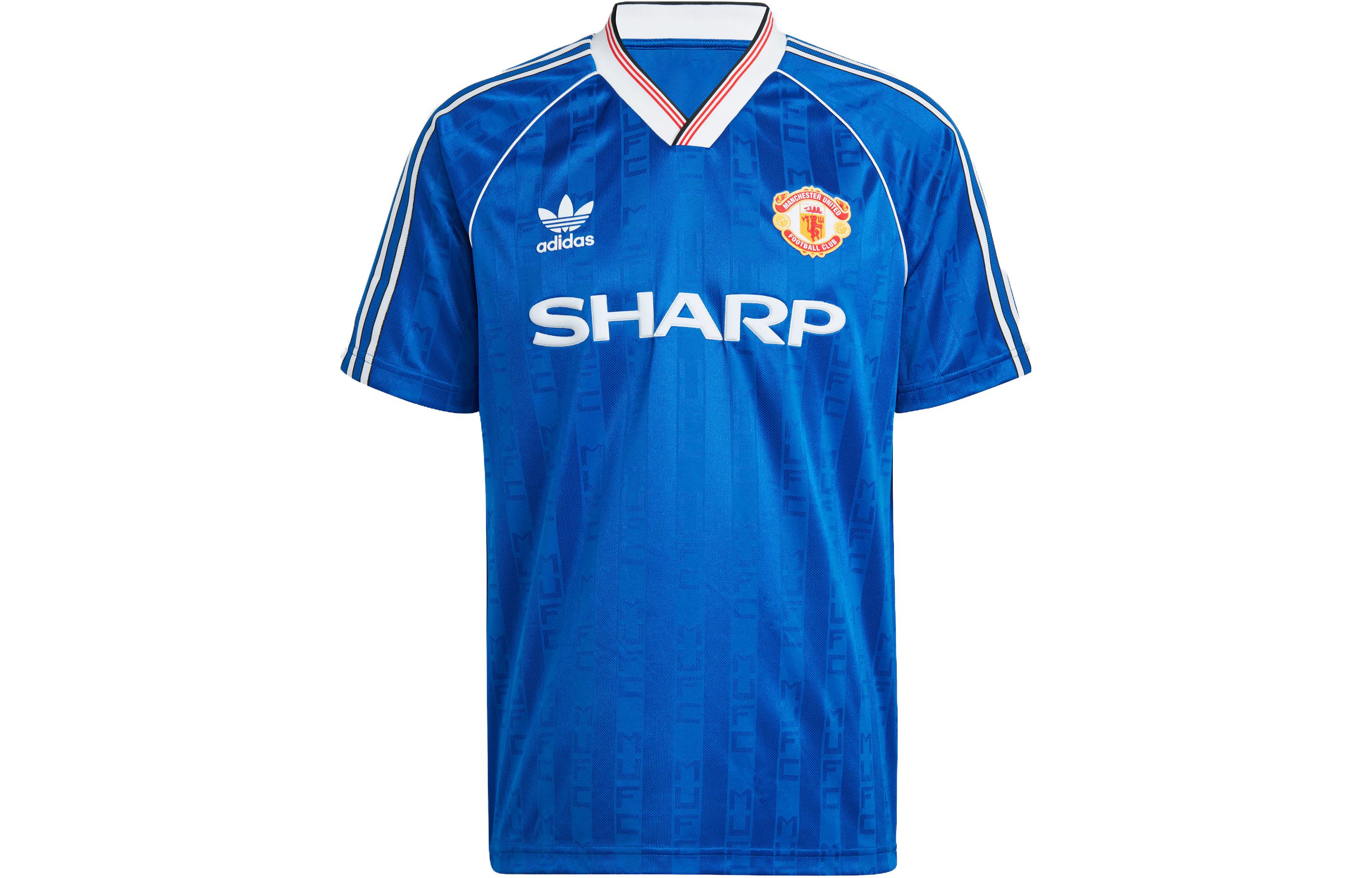 adidas Originals Manchester United OG 1988-90 Third Jersey Retro Football Blue. IP5544
