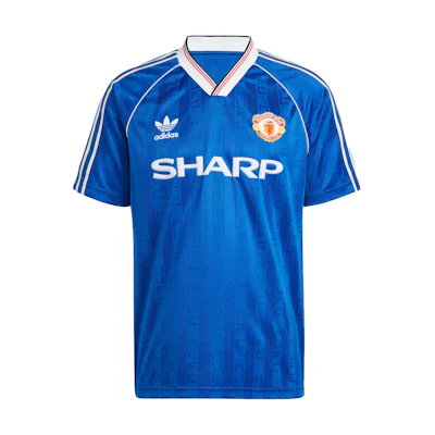 adidas Originals Manchester United OG 1988-90 Third Jersey Retro Football Blue. IP5544