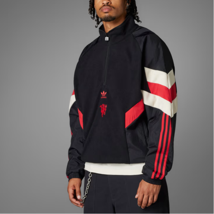 Purchase 阿迪达斯曼联黑色抓绒卫衣男款 IS6528