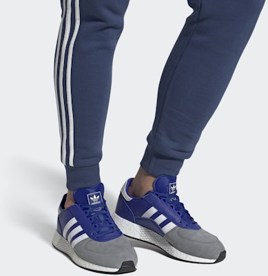 adidas Marathon Tech 'Biru Diraja Putih Awan Kelabu Tiga' Kasut Sukan EF4395 Sizing adidas Marathon Tech 'Biru Diraja Putih Awan Kelabu Tiga' Kasut Sukan EF4395